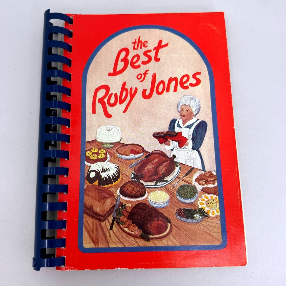 The Best of Ruby Jones Vintage Spiral Bound Cookbook Ruby Pierce Jones Recipes